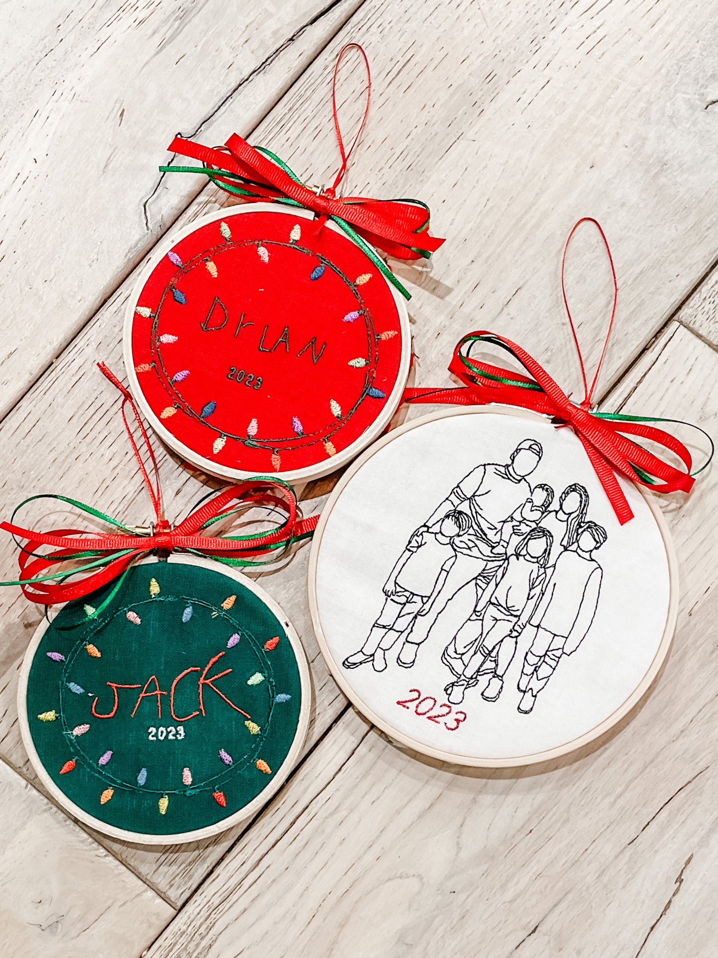 Keepsake Handwriting Ornaments