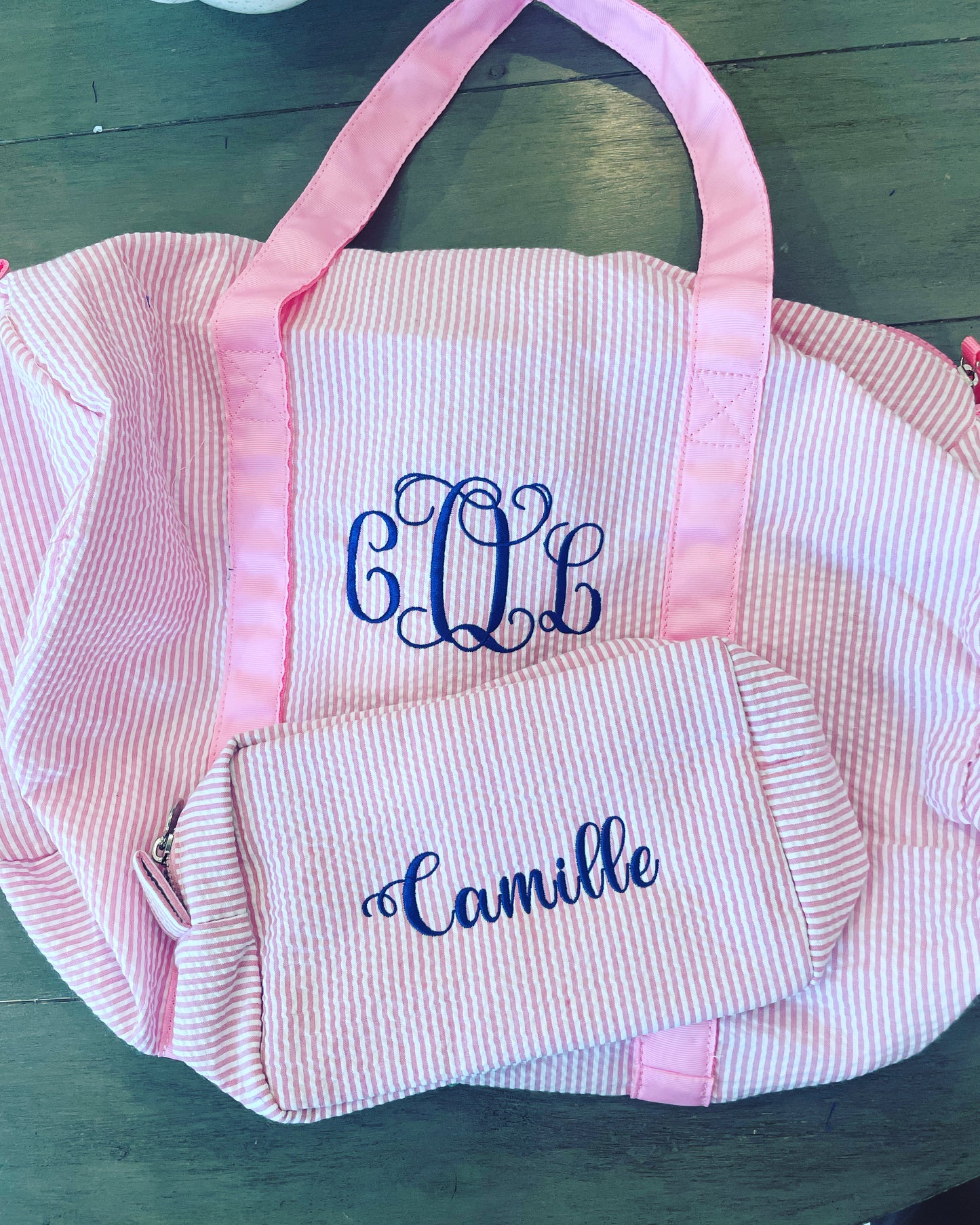 Seersucker Duffels