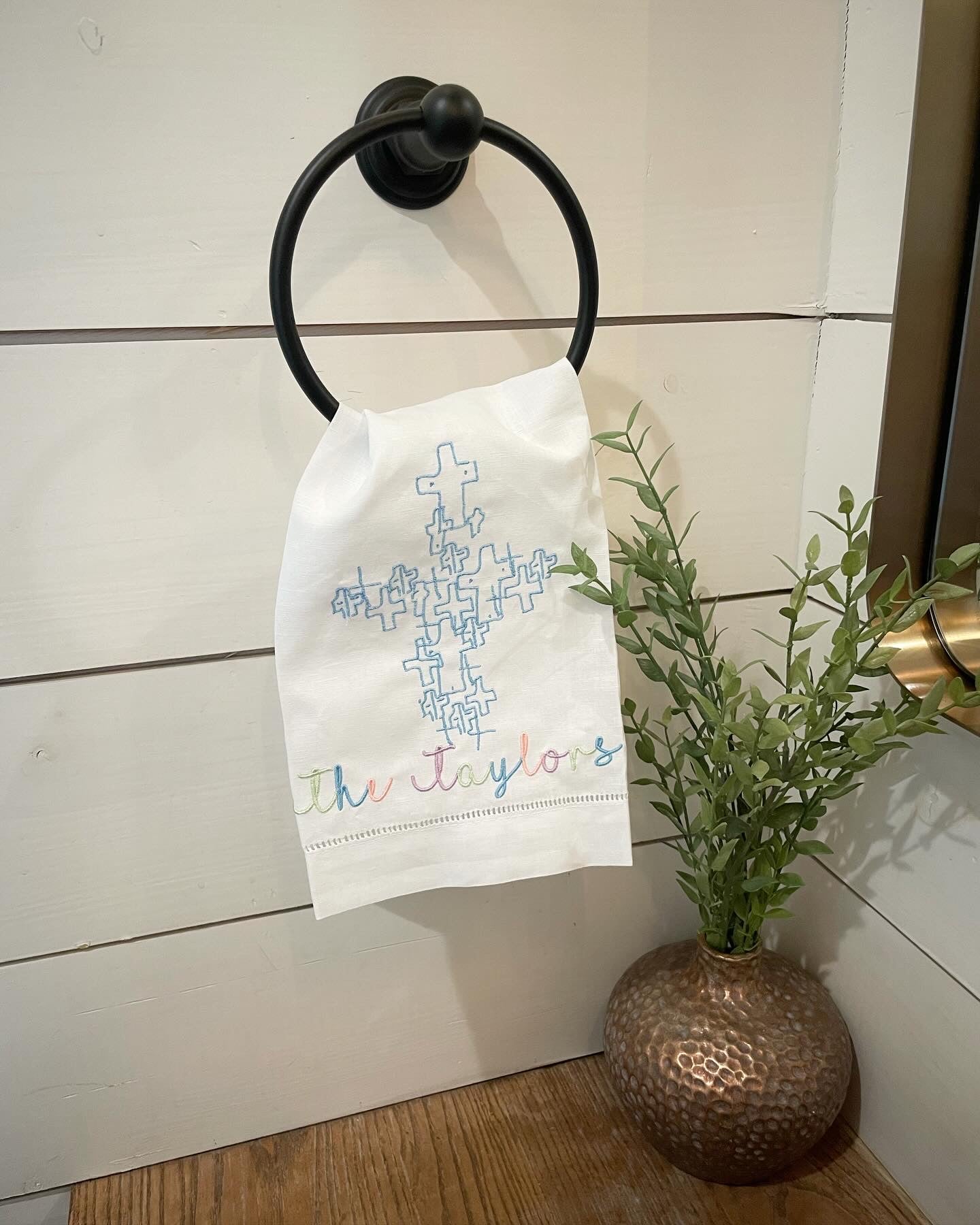 Custom Cross Hand Towels
