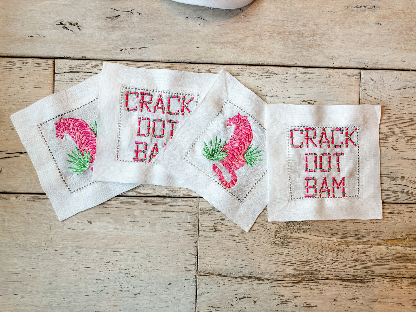 Mahjong Themed Cocktail Napkins