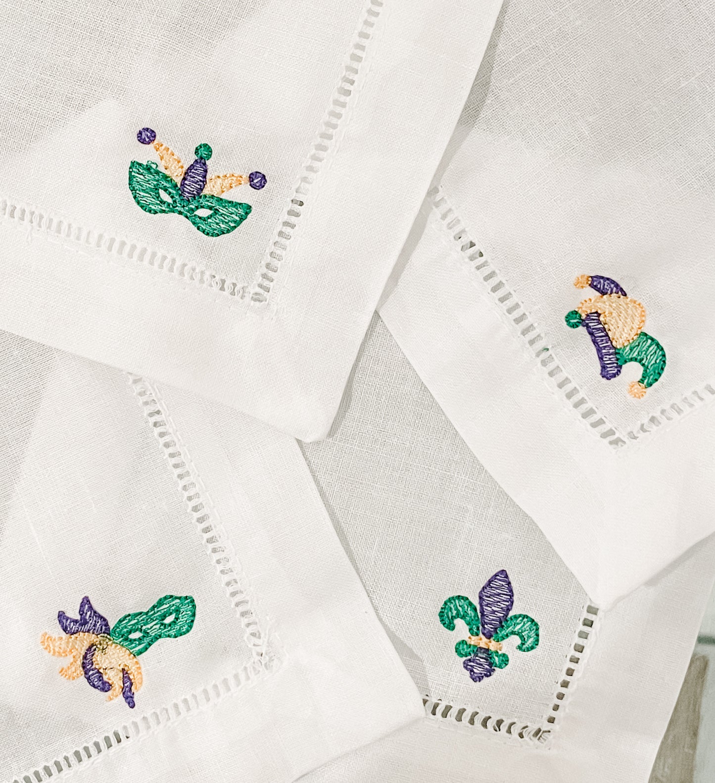 Mardi Gras Cocktail Napkins