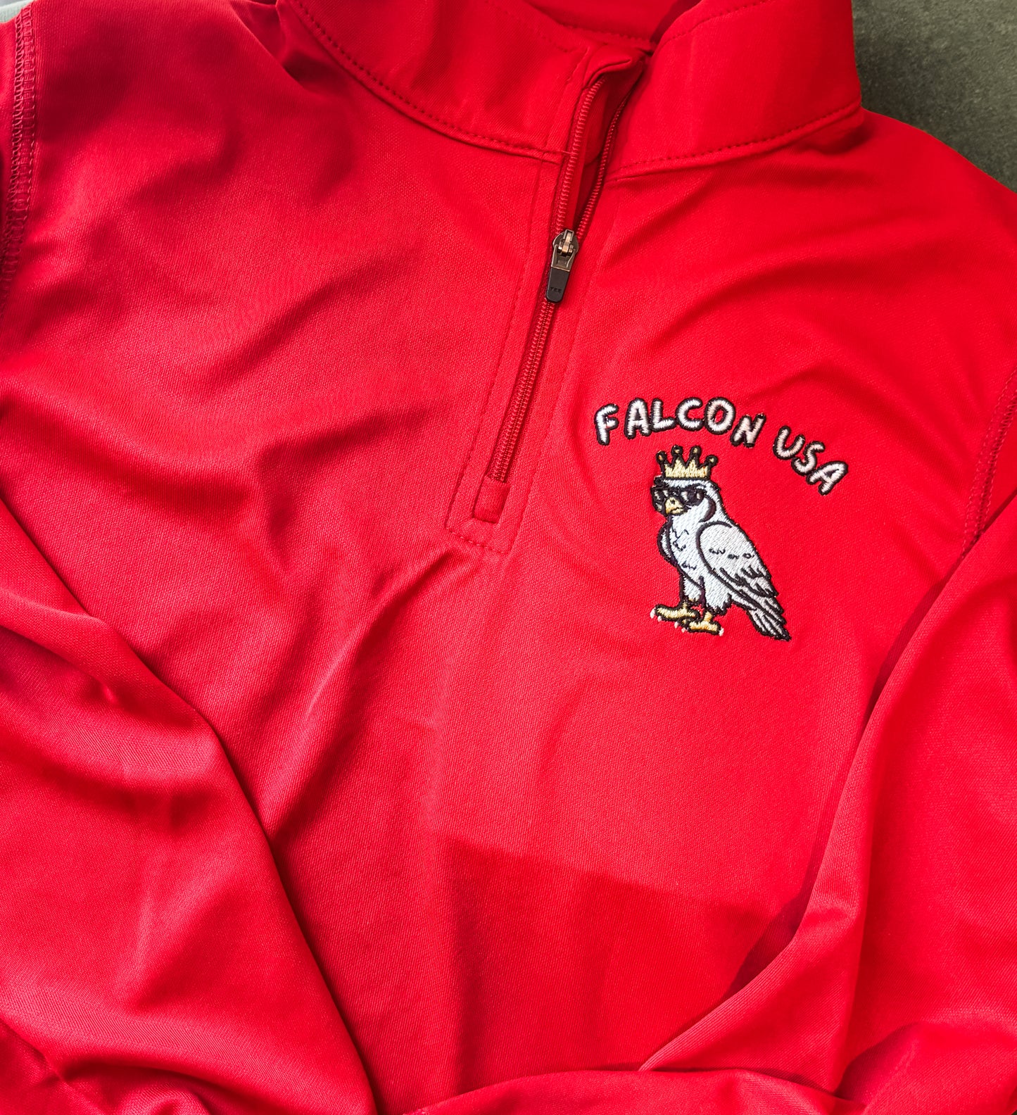 Youth Performance Falcons USA Q-Zip