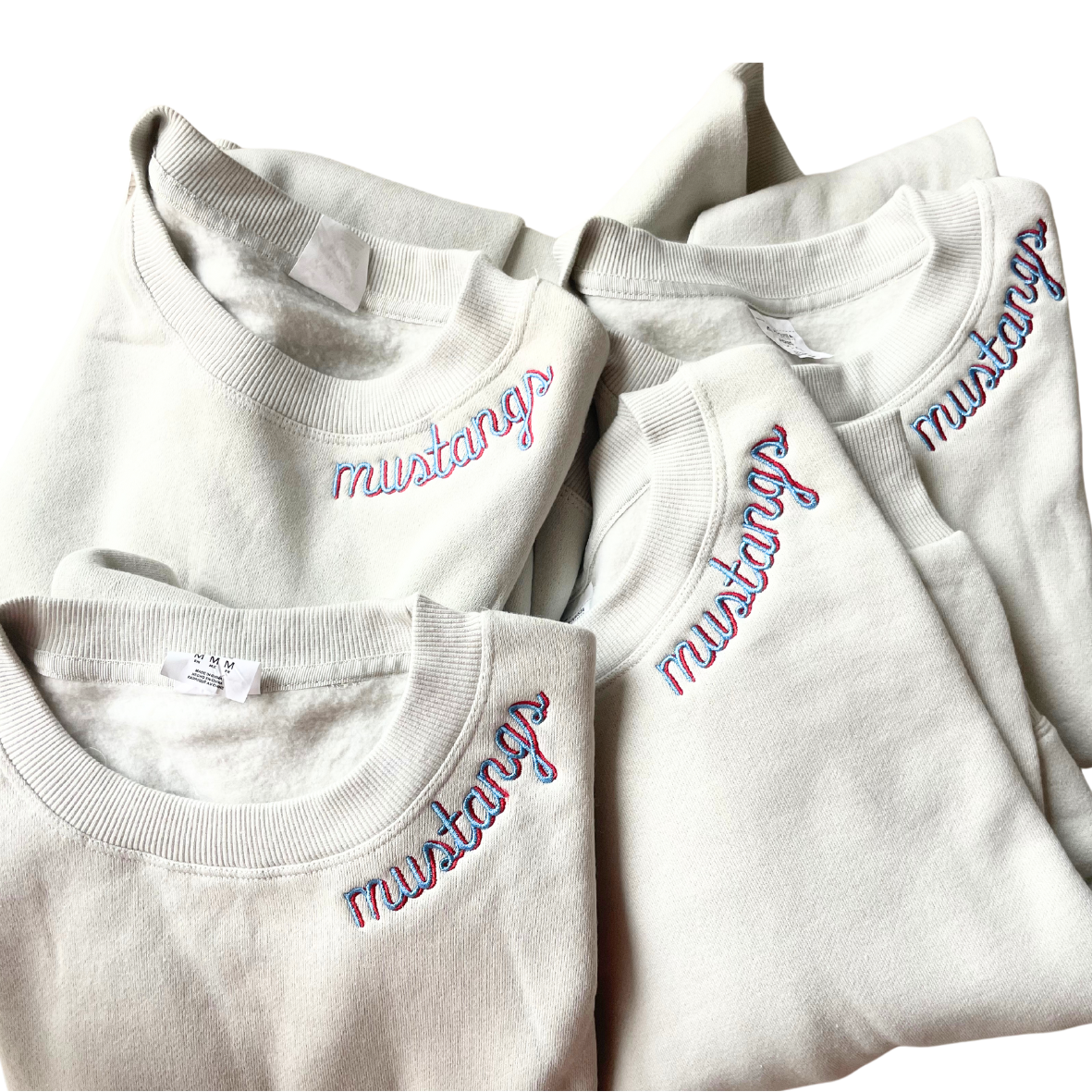 Neckline Embroidered Sweatshirt