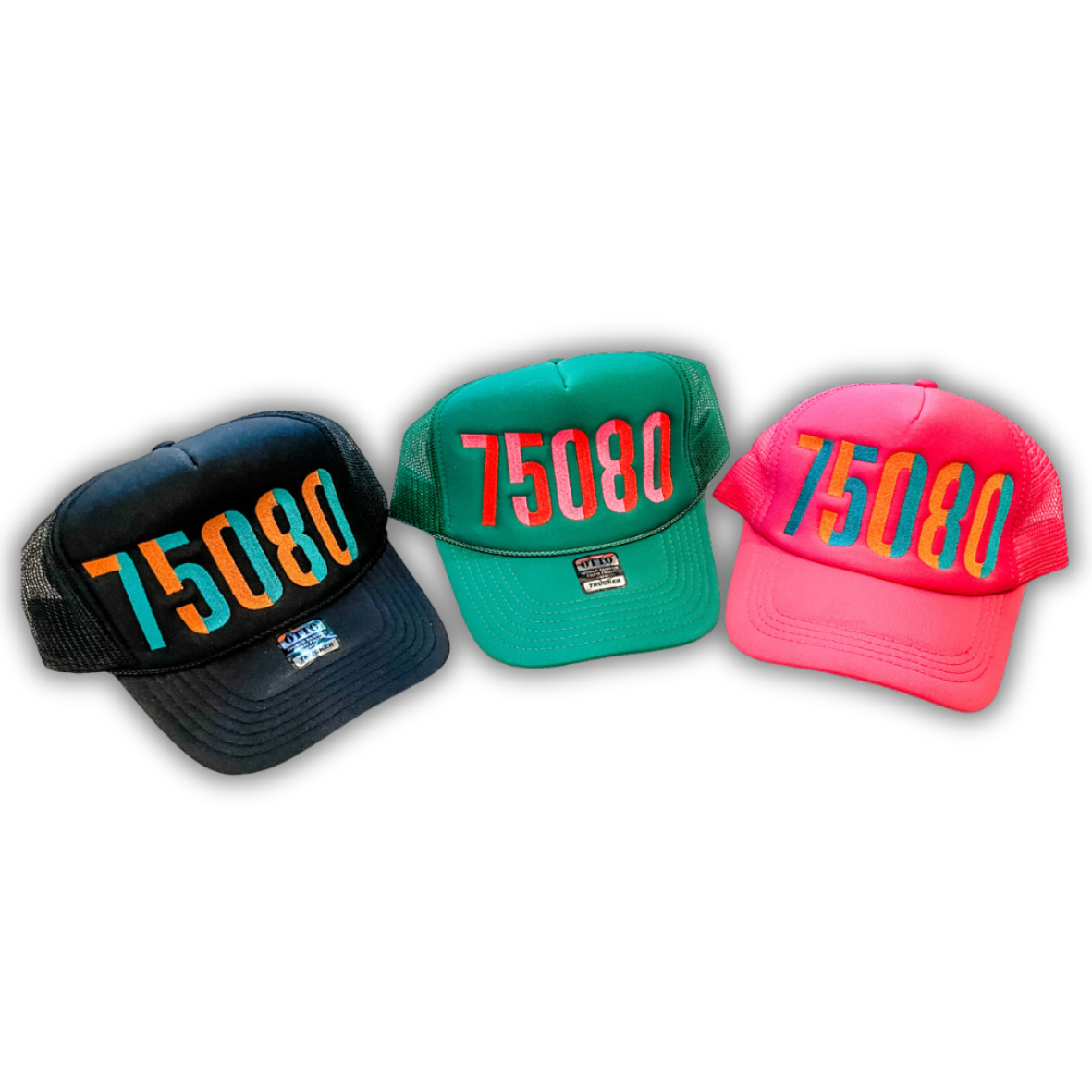Zip Code Trucker Hats