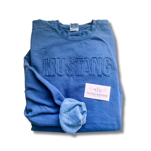 Personalized applique sweatshirt