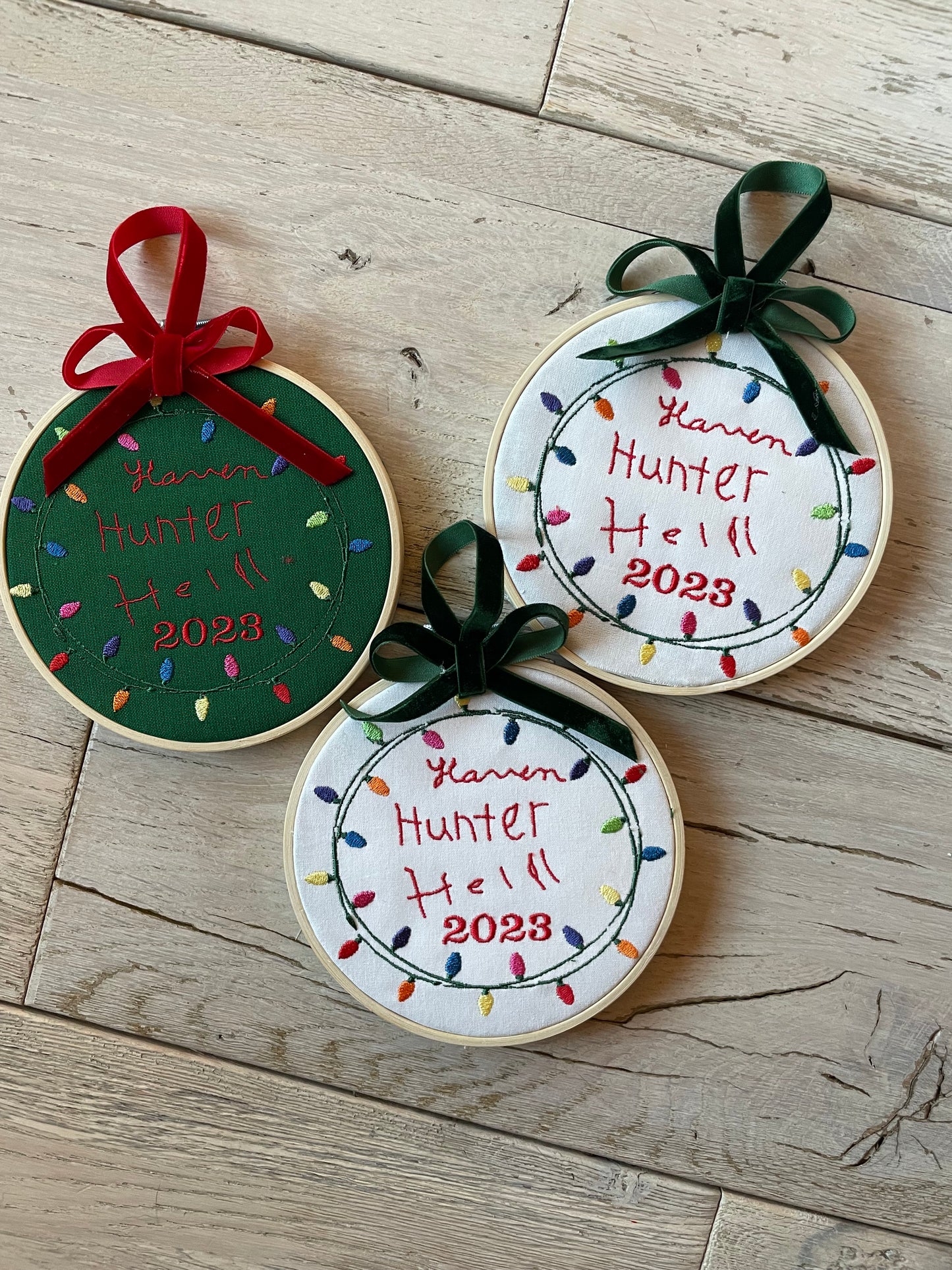 Keepsake Handwriting Ornaments