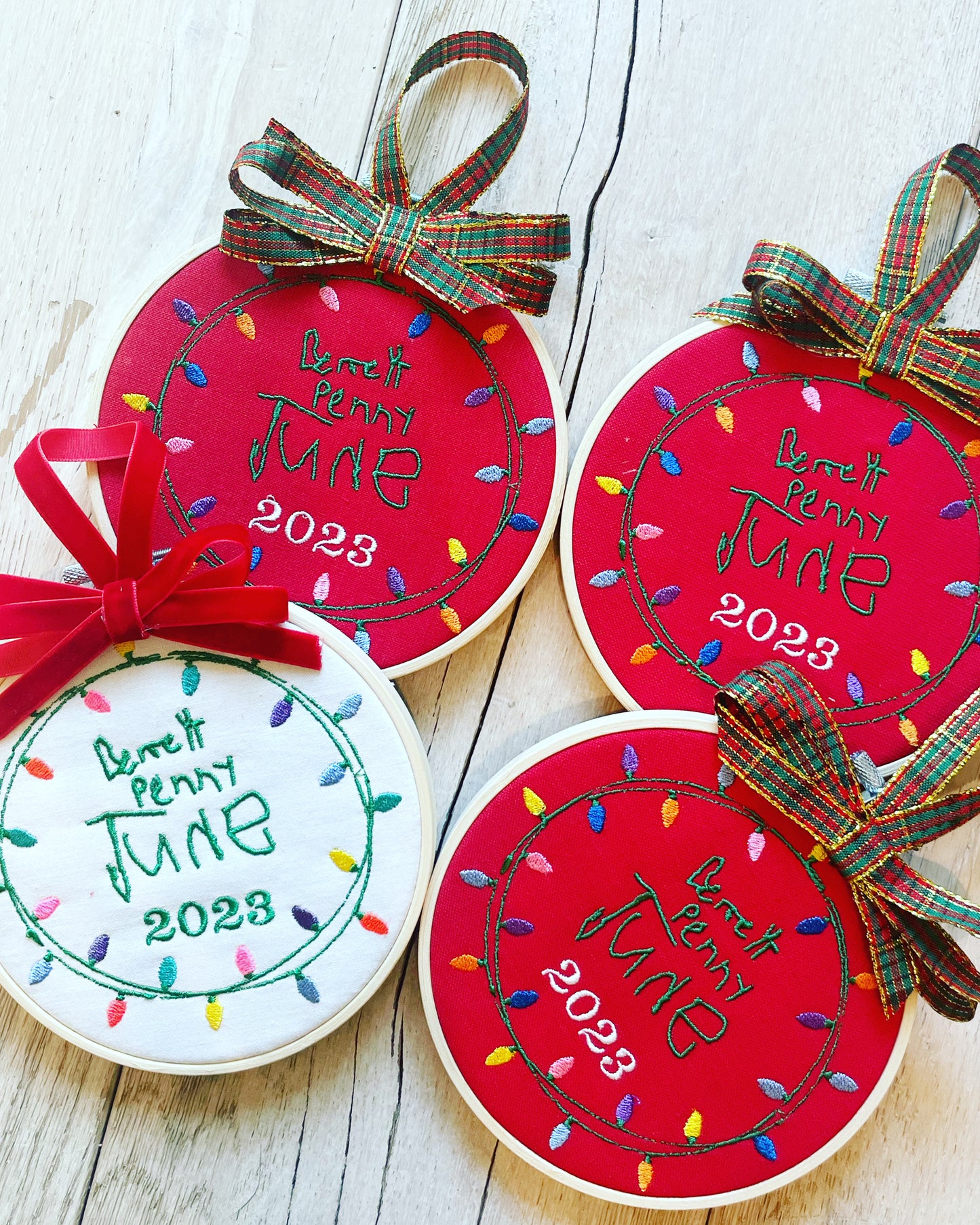 Keepsake Handwriting Ornaments