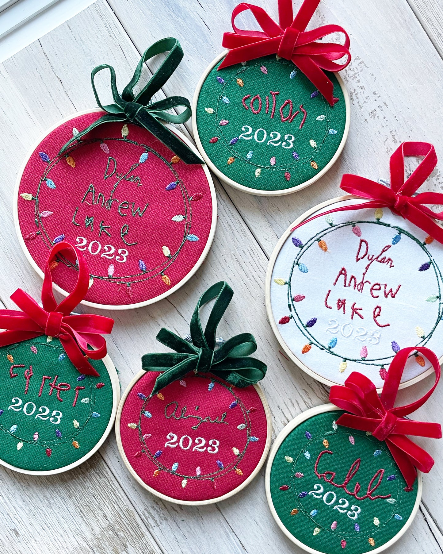 Keepsake Handwriting Ornaments