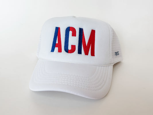 ACM White Foam Trucker