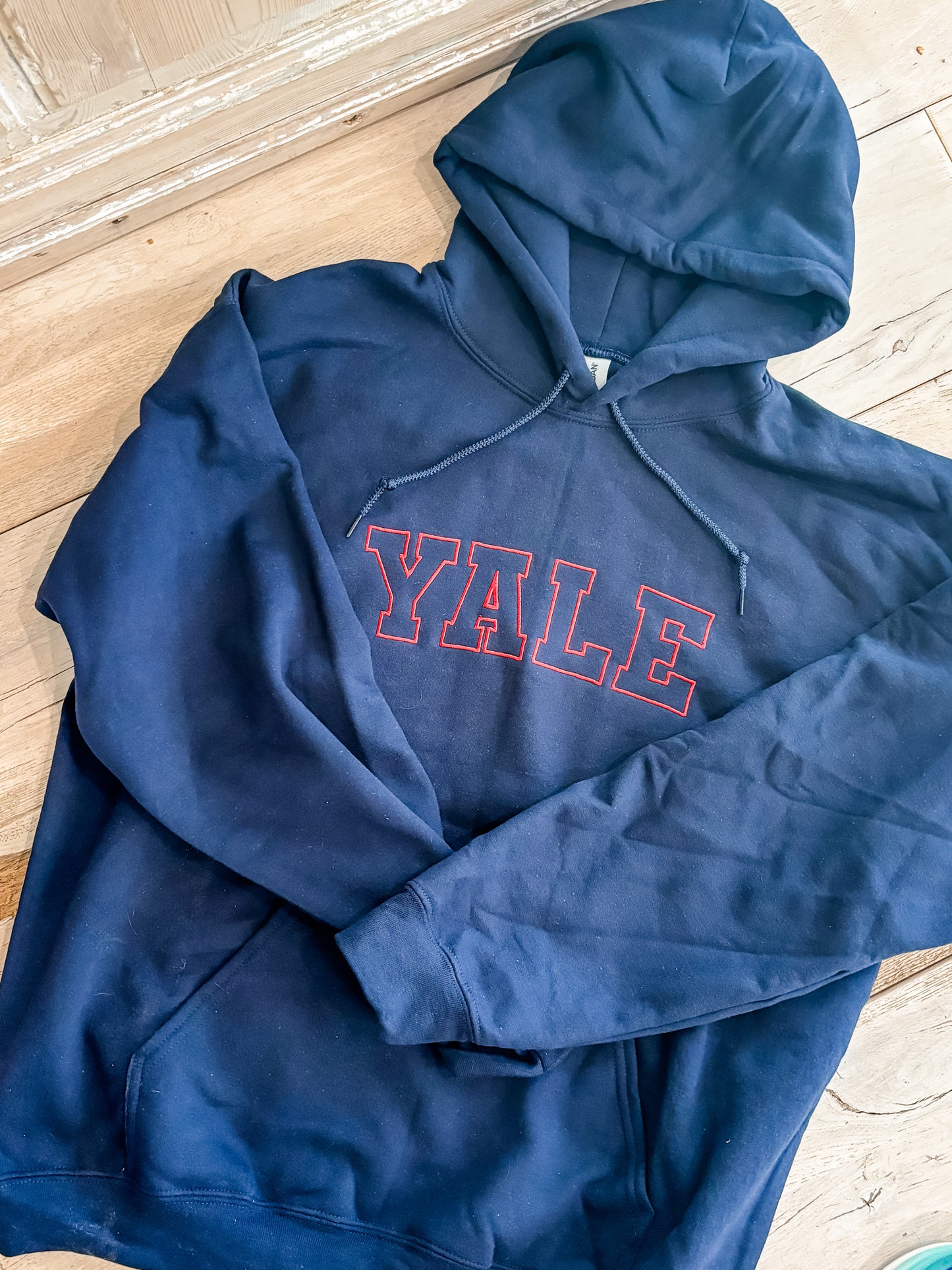 Yale Elementary YALE outline Hoodie