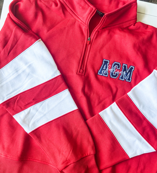 Adult Block Sleeve Q-Zip